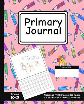 Paperback Primary Journal: School Design (12) - Grades K-2, Creative Story Tablet - Primary Draw & Write Journal Notebook For Home & School [Clas Book