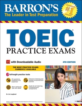 Paperback Toeic Practice Exams: With Downloadable Audio Book