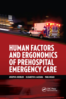 Paperback Human Factors and Ergonomics of Prehospital Emergency Care Book