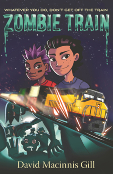 Library Binding Zombie Train Book