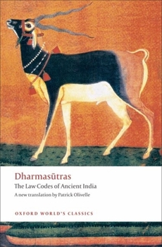 Paperback Dharmasutras: The Law Codes of Ancient India Book