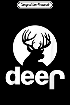 Composition Notebook: Deer Jeep funny deer hunting  Journal/Notebook Blank Lined Ruled 6x9 100 Pages