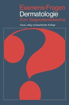 Paperback Examens-Fragen Dermatologie: Zum Gegenstandskatalog [German] Book