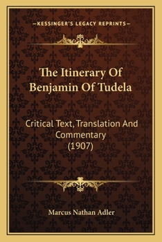 The Itinerary of Benjamin of Tudela