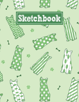 Paperback Sketchbook: 8.5 x 11 Notebook for Creative Drawing and Sketching Activities with Unique Dogs Themed Cover Design Book