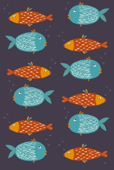 Paperback Notes: A Blank Squared Paper Journal with Sarcastic Fish Cover Art Book