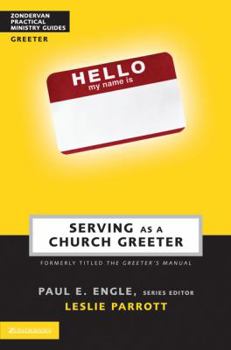 Paperback Serving as a Church Greeter Book