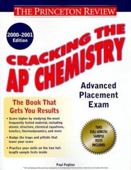 Paperback Cracking the AP: Chemistry Exam Book