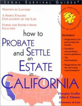 Paperback How to Probate and Settle an Estate in California Book