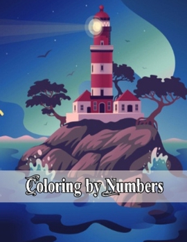 Paperback coloring by numbers: COLORING BOOK FOR Relaxation and Stress Relief Book