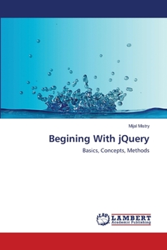 Paperback Begining With jQuery Book
