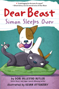 Hardcover Dear Beast: Simon Sleeps Over Book