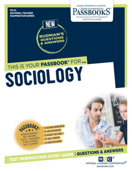 Paperback Sociology (Nt-61): Passbooks Study Guide Volume 61 Book