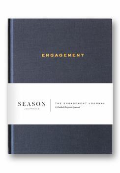 Journal Engagement Journal for Couples – Keepsake Memory Book with Journal Prompts & Conversation Starters, Linen Hardcover Gift for Newly Engaged Couples Book