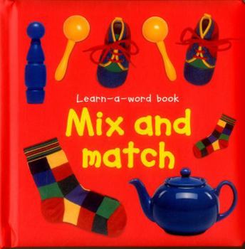 Hardcover Learn-A-Word Book: Mix and Match Book
