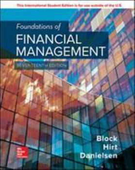 Paperback Foundations of Financial Management 17th edition Book