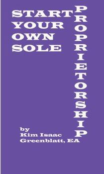 Paperback Start Your Own Sole Proprietorship Book