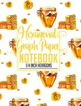 Paperback Hexagonal Graph Paper Notebook: 1/4 Inch Hexagons: Organic Chemistry Graph Paper & for Gaming, Graphs, Mapping, Sketches And Notes, 100 Pages Book