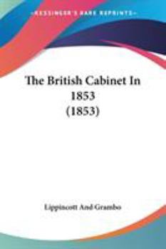 Paperback The British Cabinet In 1853 (1853) Book