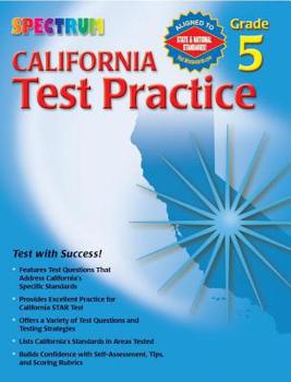 Paperback California Test Practice, Grade 5 Book
