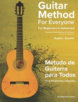 Paperback Guitar Method For Everyone: Metodo de Guitarra Para Todos Book