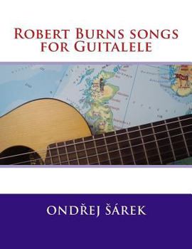 Paperback Robert Burns songs for Guitalele Book