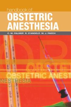 Hardcover Handbook of Obstetric Anesthesia Book