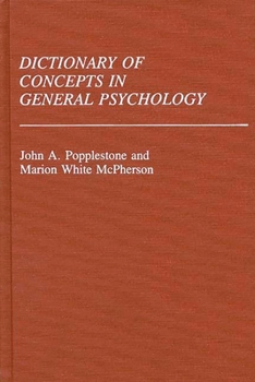 Paperback Dictionary of Concepts in General Psychology Book