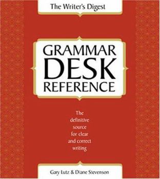 Hardcover The Writer's Digest Grammar Desk Reference Book