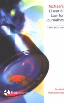 Paperback McNae's essential law for journalists Book
