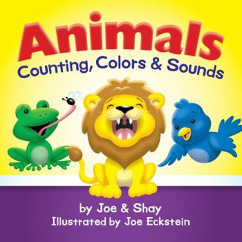 Board book Animals: Counting, Colors & Sounds Book