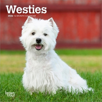 Calendar West Highland White Terriers | 2026 7 x 14 Inch (Hanging) Monthly Mini Wall Calendar | BrownTrout | Animals Dog Breeds Puppies Book