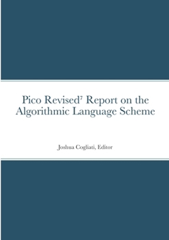 Paperback Pico Revised⁷ Report on the Algorithmic Language Scheme Book