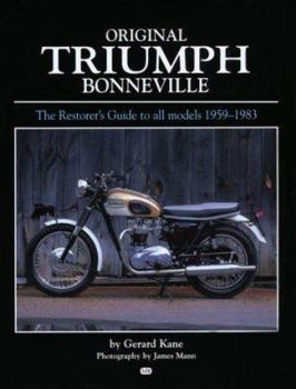 Hardcover Original Triumph Bonneville Book