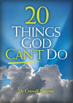 Paperback 20 Things God Can't Do Book