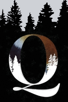 Paperback Bullet Journal with Monogram Letter Q: Dotted Grid Notebook Book