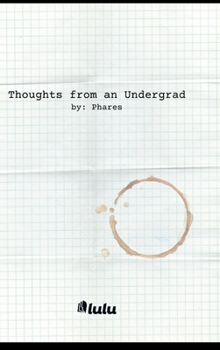 Hardcover Thoughts from an Undergrad Book