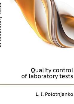 Paperback Quality control of laboratory tests [Russian] Book