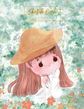 Sketchbook Journal for Girls: "8.5"" X 11"", Personalized Artist Sketchbook: 120 pages, Sketching, Drawing and Creative Doodling. Notebook and Sketchbook to Draw and Journal (Workbook and Handbook) "