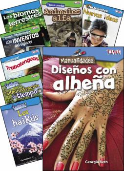 Paperback Time for Kids Steam Grades 2-3 Spanish, 8-Book Set [Spanish] Book