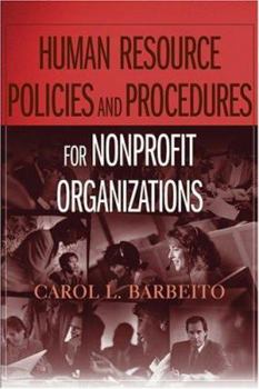 Hardcover Human Resource Policies and Procedures for Nonprofit Organizations Book