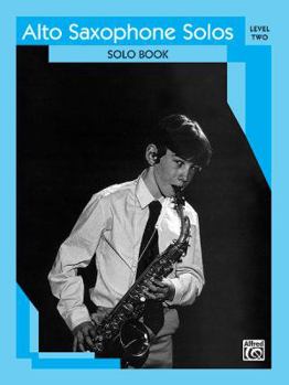Paperback Alto Saxophone Solos, Solo Book, Level 2 Book