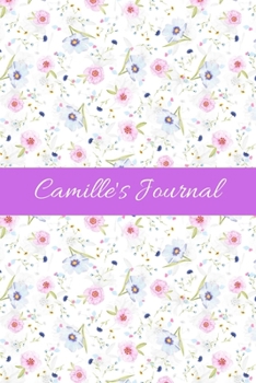 Paperback Camille's Journal: Cute Personalized Name Notebook for Girls & Women - Blank Lined Gift Journal/Diary for Writing & Note Taking Book