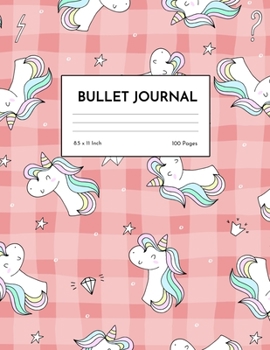 Bullet Journal: Nifty Unicorn Dot Grid Notebook - Dotted Note Pad for Kids, Girls, Teens, Tweens, Women - Gifts for Birthday and Christmas | Creative Art 00541