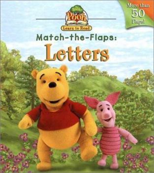 Hardcover Book of Pooh Upper and Lower Case Letters: Match the Flap Book