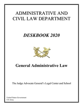 Paperback Deskbook 2020 General Administrative Law Book