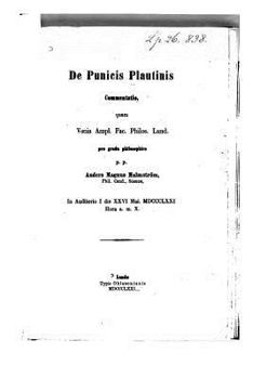 Paperback De punicis Plautinis commentatio [Latin] Book