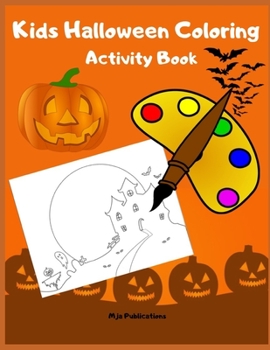 Kids Halloween Coloring Activity Book