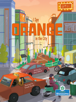 Library Binding I Spy Orange in the City Book