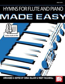 Paperback Hymns for Flute and Piano Made Easy Book